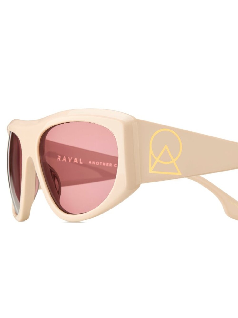 New Raval Eyewear Women's Sunglasses White Square Purple Lens Acetate Frame C4